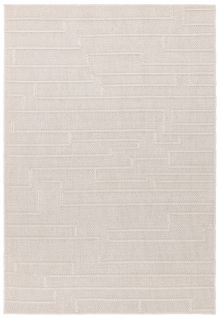 Tapis De Salon Moderne Cant En Polyester - Beige - 80x150 Cm