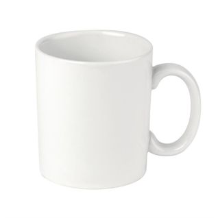 Tasses Mugs En Porcelaine Blanche  280 Ml - Boite De 12