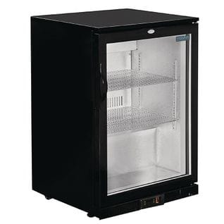 Arrière-bar 1 Porte Pivotante Série G Noir 128 L -