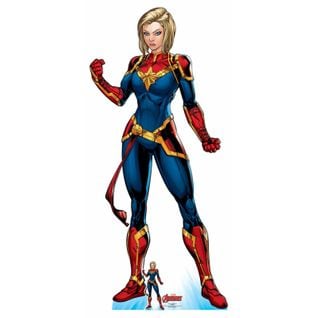 Figurine En Carton Captain Marvel – Marvel Avengers - Haut 184 Cm