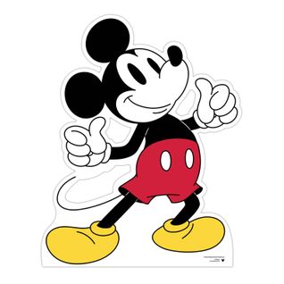 Figurine En Carton - Disney Mickey Mouse Pouces Vers Le Haut - Haut 94 Cm