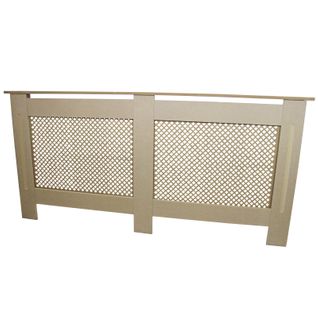 Cache Radiateur En Mdf Naturel De 172cm De Large