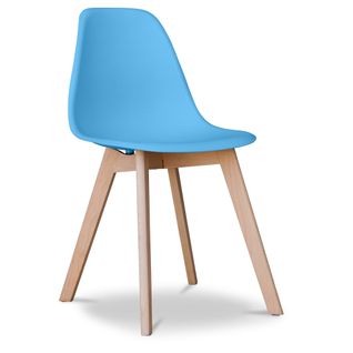 Chaise à Manger Design Scandinave Brielle  Bleu