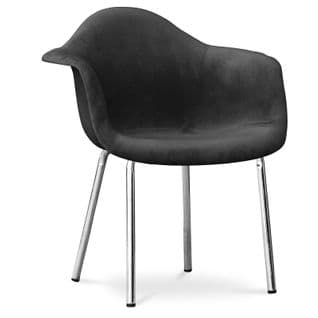 Chaise Daxwel - Tissu Noir