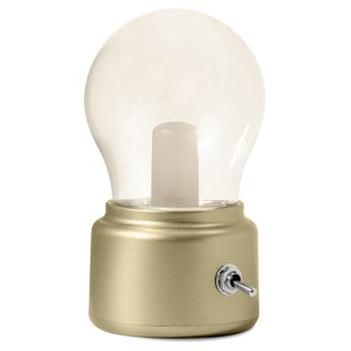 Lampe Portable Rechargeable - Vintage  Doré
