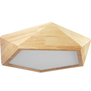 Plafonnier LED En Bois Design Scandinave - Lery Bois Naturel