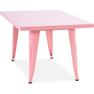 Table Pour Enfant Bistrot Metalix 60 Cm - Métal Rose