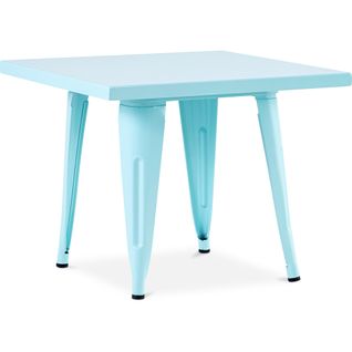 Table Pour Enfant Bistrot Metalix 60 Cm - Métal Aquamarine