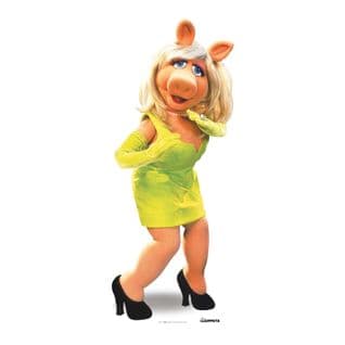 Figurine En Carton Miss Piggy - Piggy La Cochonne Muppet Show Hauteur 163 Cm