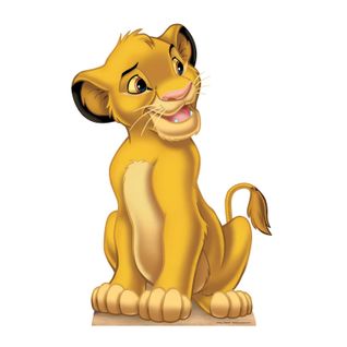 Figurine En Carton  Le Roi Lion Simba Haut 84 Cm