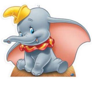 Figurine En Carton  Dumbo Hauter 74 Cm