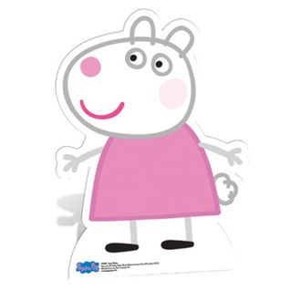 Figurine En Carton Peppa Pig - Suzy La Brebis Hauteur 78 Cm