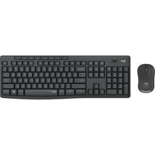 Clavier Mk295 Silent Wireless Combo Clavier Rf Sans Fil Qwerty Français Noir