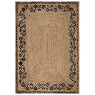 Tapis De Salon Masie En Jute - Beige - 200x290 Cm