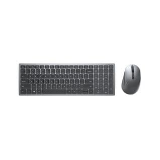 Clavier Km7120w Clavier Rf Sans Fil + Bluetooth Qwerty Français Gris, Titane