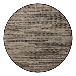 Tapis Ø 200cm JAMBI Beige et noir