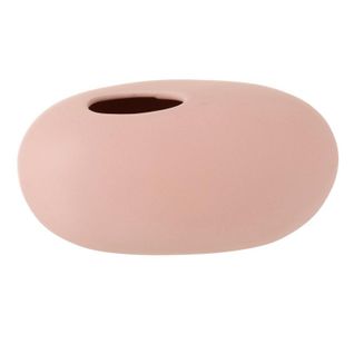Vase Design "ovale Céramique" 25cm Rose Pastel