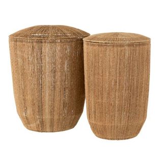 Lot De 2 Paniers En Jute "dantya" 58cm Naturel