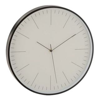 Horloge Murale Design Ronde "gerbert" 41cm Noir