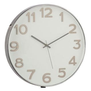 Horloge Murale Design "gahy" 40cm Gris Foncé