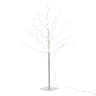 Plante Artificielle Déco Led "arbre Nu" 100cm Blanc