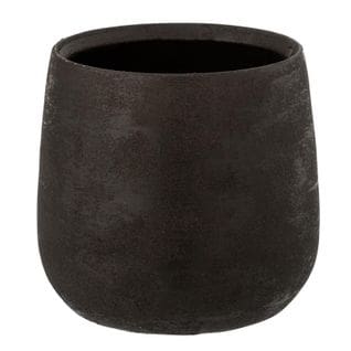 Cache-pot En Céramique "irrégulier" 22cm Noir