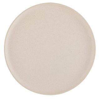 Assiette Plate En Céramique "marie" 33cm Crème