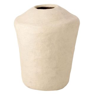 Vase Rond Design "chad" 63cm Blanc