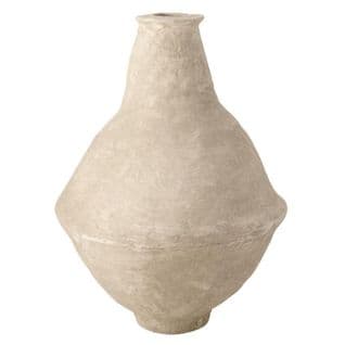 Vase Rond Design "chad" 90cm Blanc