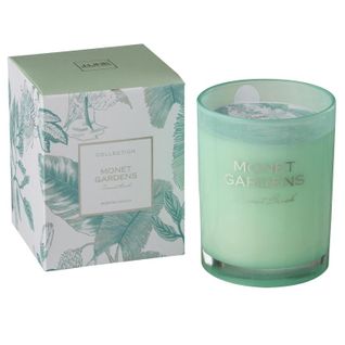 Bougie Parfumée "monet Gardens" 13cm Bleu Azur