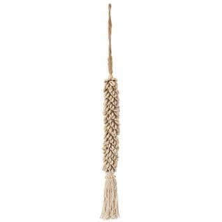 Suspension En Corde "coquillages" 66cm Naturel