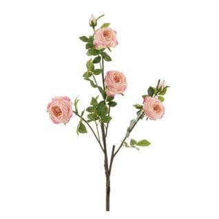 Fleur Artificielle "roses et Feuilles" 86cm Rose