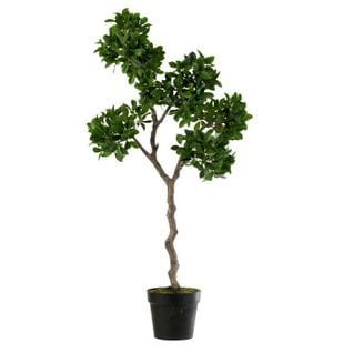 Plante Artificielle En Pot "ficus" 118cm Vert