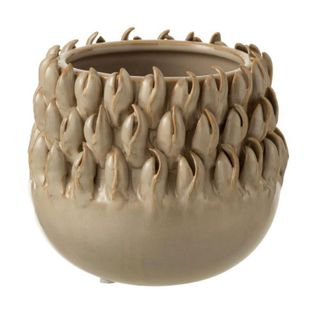 Cache-pot "ibiza Céramique" 16cm Naturel