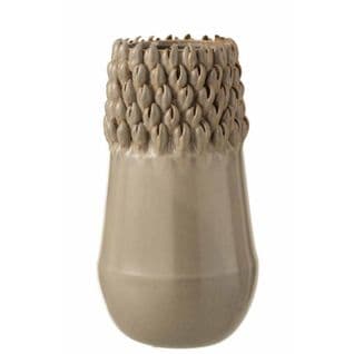 Vase Déco En Céramique "ibiza" 32cm Gris