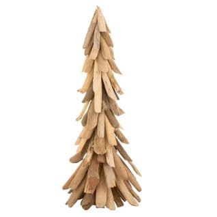 Sapin De Noël à Poser "bois Flotté" 60cm Naturel