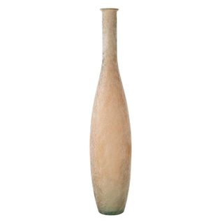 Vase Design En Verre "aromo" 102cm Beige