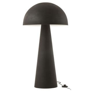 Lampadaire Design "champignon" 95cm Noir Mat