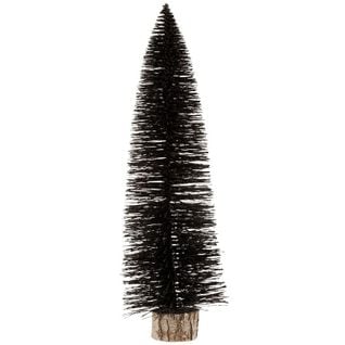 Sapin De Noël à Poser "paillettes" 61cm Noir