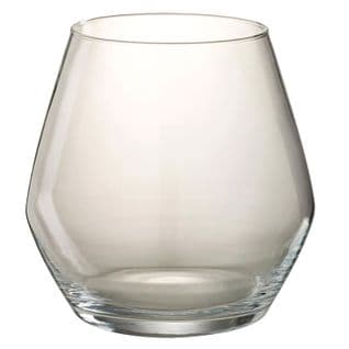 Vase Design En Verre "fiona" 23cm Transparent