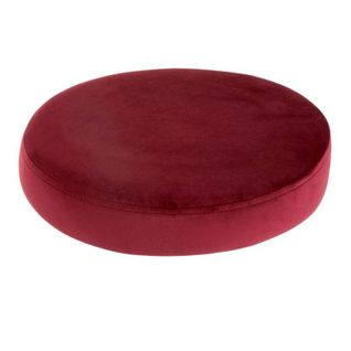 Galette De Chaise Ronde "assise" 34cm Rouge