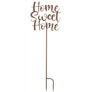 Décoration De Jardin "home Sweet Home" 90cm Marron