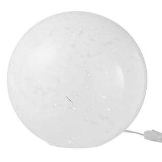 Lampe à Poser Ronde "dany" 29cm Blanc