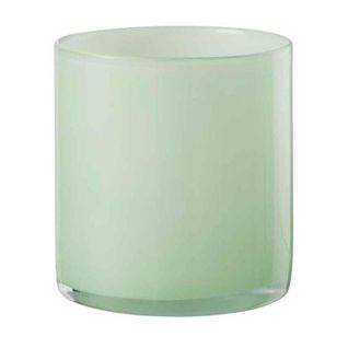 Photophore Design En Verre "jade" 12cm Vert Clair