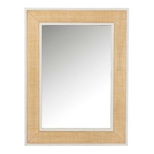 Miroir Mural En Rotin "molly" 120cm Naturel