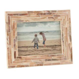 Cadre Photo En Bois Déco "nuye" 12x17cm Beige