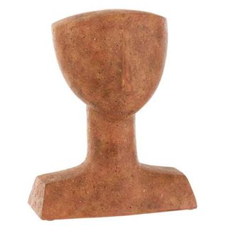 Statuette Déco "personnage Léa" 31cm Terracotta