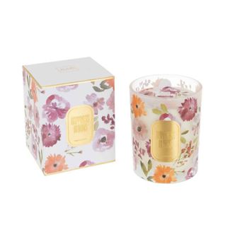 Bougie Parfumée "happiness Blooms" 12cm Mimosa et Rose