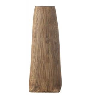 Vase Long Design En Céramique "maria" 40cm Marron