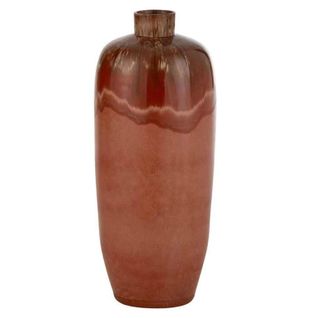 Vase Design En Céramique "aline" 70cm Rouge
